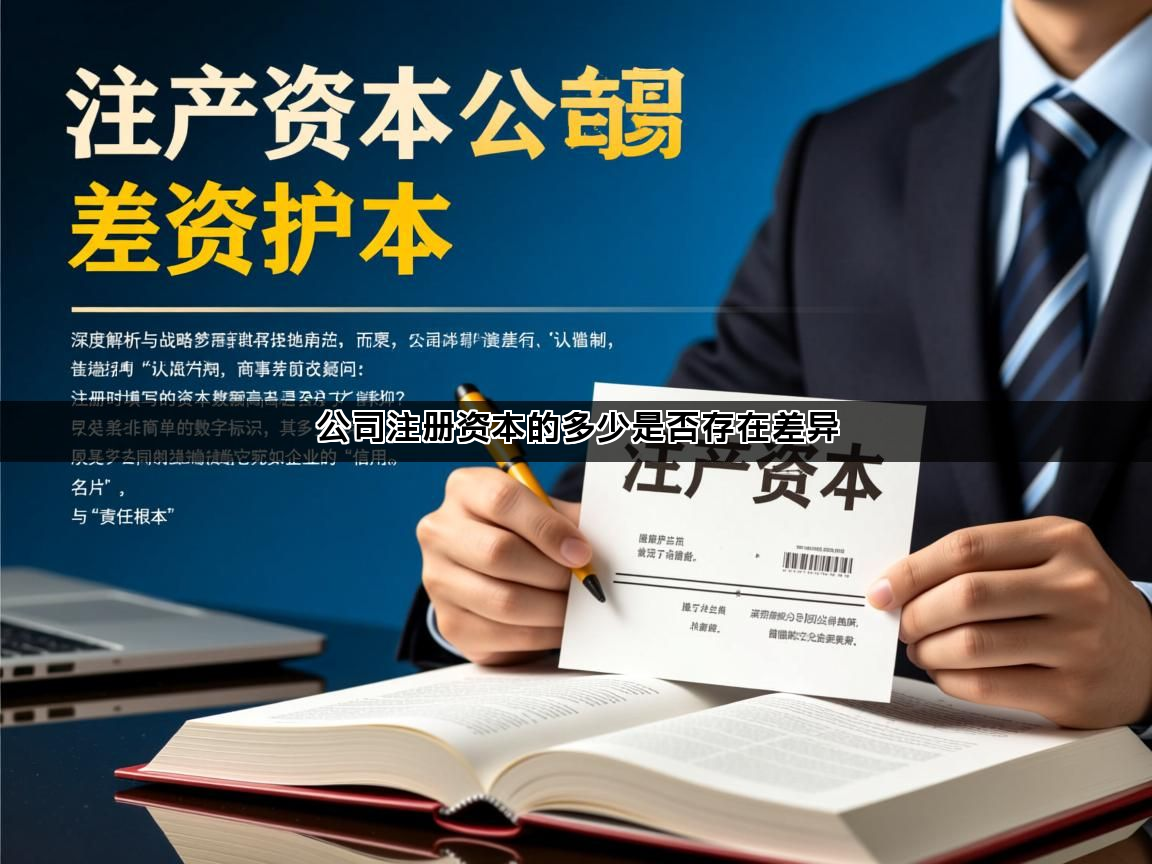 公司注册资本的多少是否存在差异