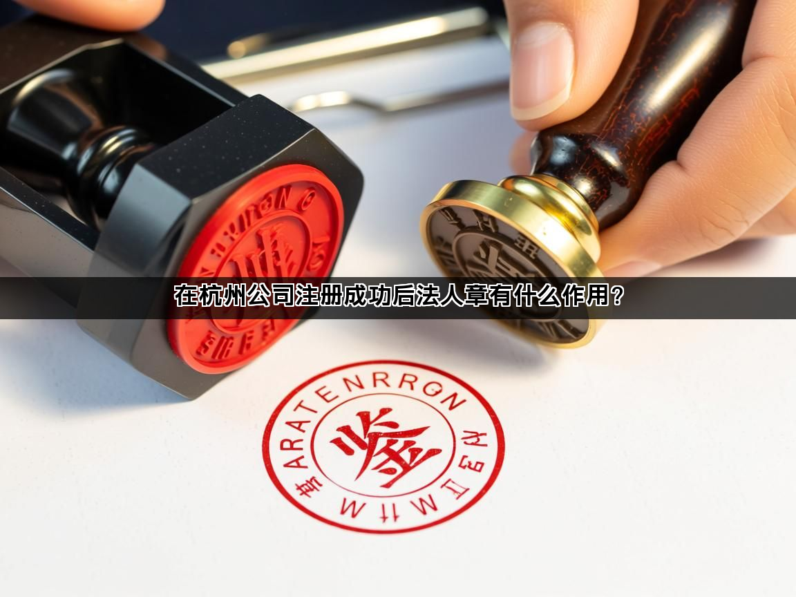 在杭州公司注册成功后法人章有什么作用？