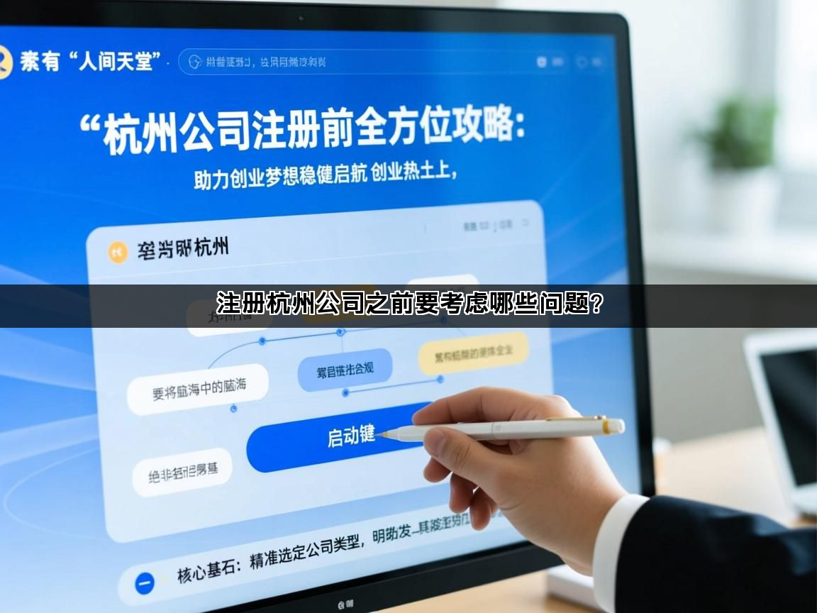 注册杭州公司之前要考虑哪些问题? 注册杭州公司之前要考虑哪些问题?(图1)