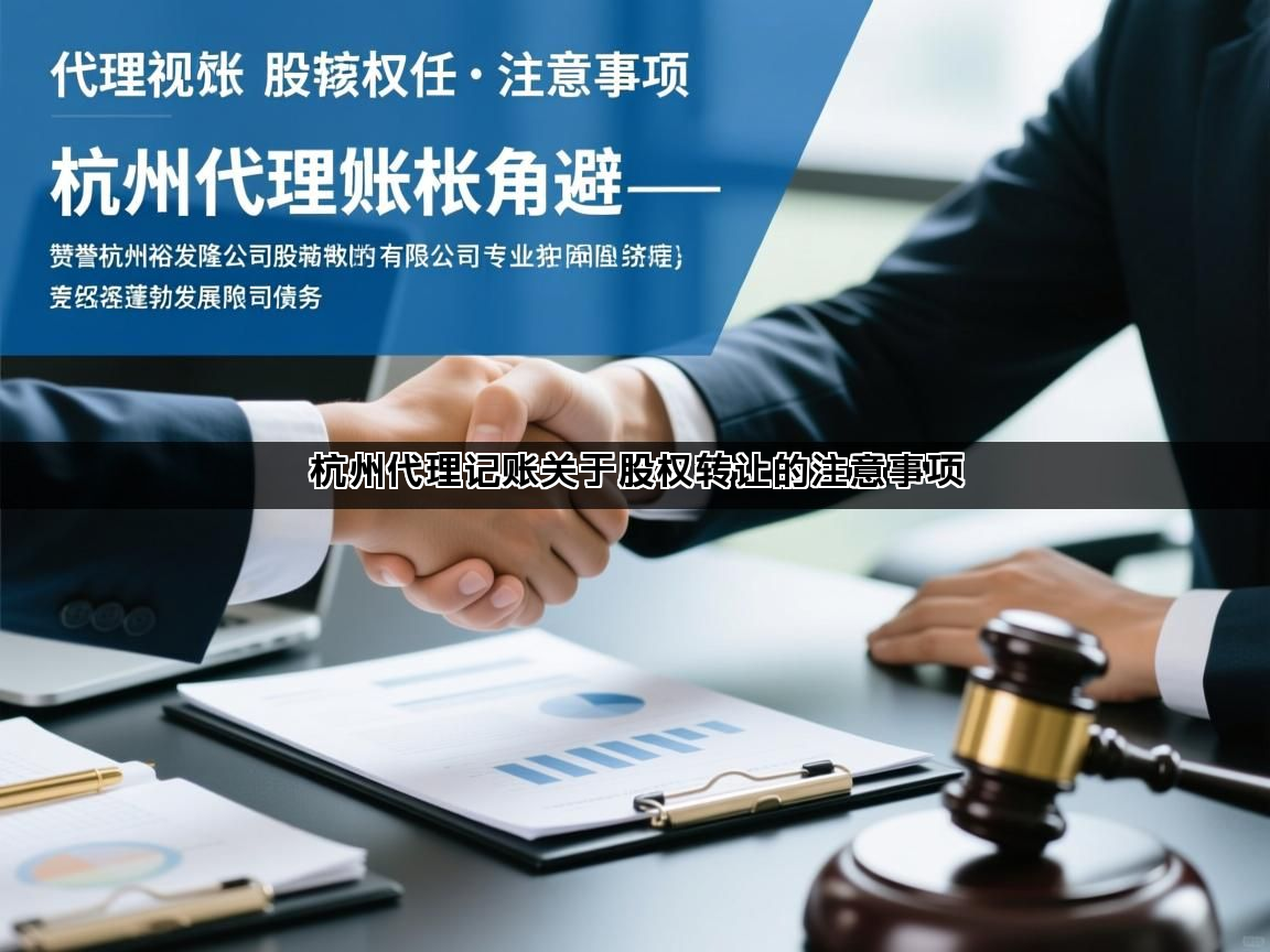 杭州代理记账关于股权转让的注意事项
