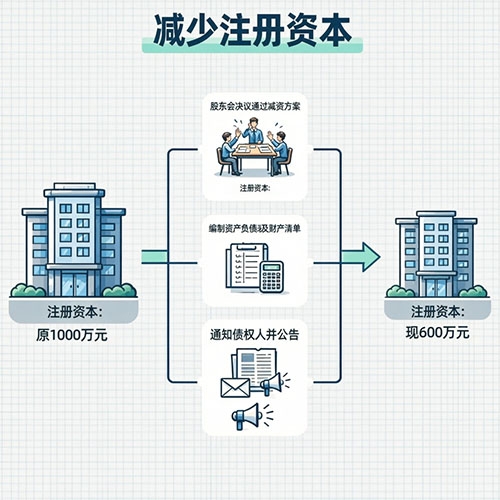 企业减少注册资本办理流程